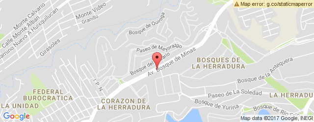Mapa de ubicación de PAPA JOHN'S, HERRADURA