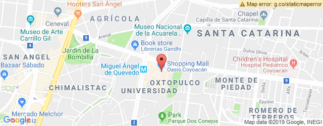 Mapa de ubicación de SUSHI ITTO, MIGUEL ÁNGEL DE QUEVEDO