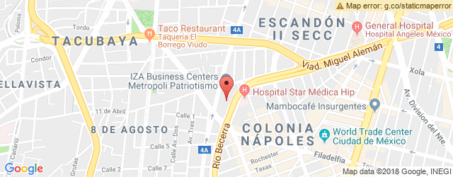 Mapa de ubicación de BUEN BIFE CASSUAL, PATRIOTISMO