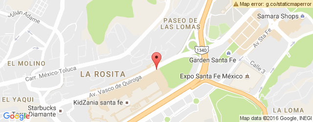 Mapa de ubicación de CAFÉ PUNTA DEL CIELO, CENTRO SANTA FE
