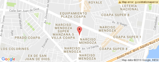 Mapa de ubicación de POLLOS RÍO, MIRAMONTES