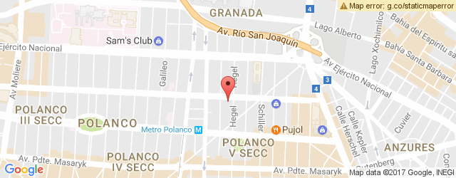 Mapa de ubicación de DON ASADO, POLANCO