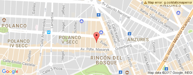 Mapa de ubicación de MI GUSTO ES, POLANCO