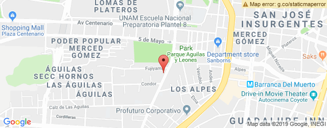 Mapa de ubicación de PERROS Y BURROS, LAS ÁGUILAS