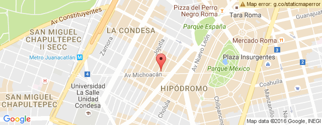 Mapa de ubicación de LA MORENA, CONDESA