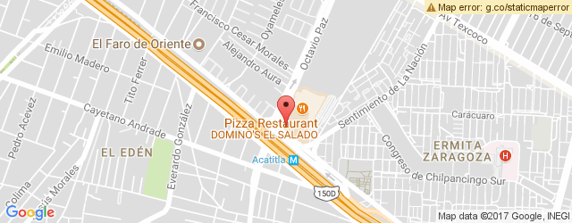 Mapa de ubicación de TOKS, EL SALADO