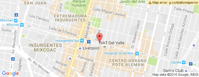 Mapa de ubicación de TORTAS DON POLO, FÉLIX CUEVAS
