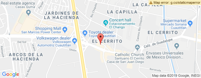 Mapa de ubicación de LOS JAROCHOS, CUAUTITLÁN