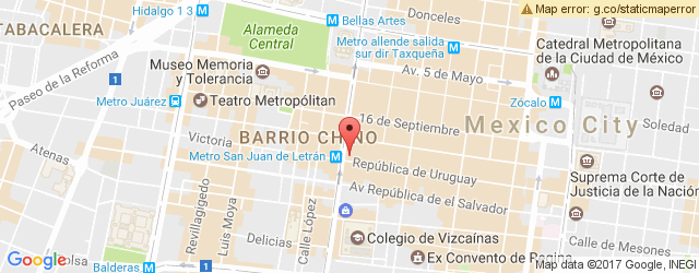 Mapa de ubicación de CHURRERÍA DEL MORO, CENTRO