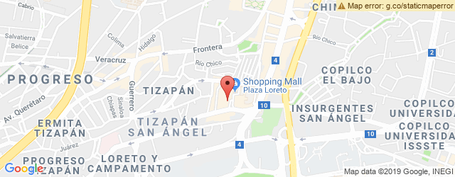Mapa de ubicación de SIRLOIN STOCKADE, PLAZA LORETO