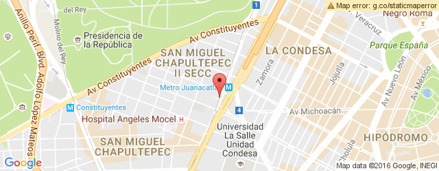 Mapa de ubicación de SPORTORTAS, JUANACATLÁN