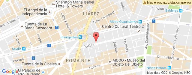 Mapa de ubicación de PUNTO Y COMA, ROMA