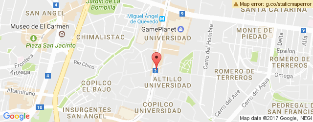 Mapa de ubicación de EL GNOMO