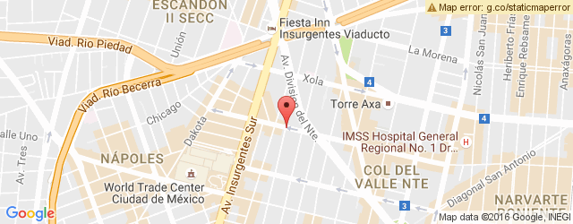 Mapa de ubicación de ASADERO GRILL