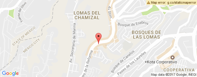 Mapa de ubicación de LOS CHILAKOS, CUAJIMALPA