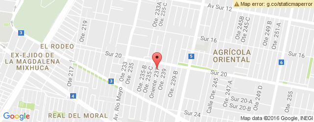 Mapa de ubicación de LA FRESCURA DEL MAR
