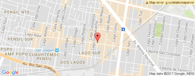 Mapa de ubicación de EL LAGO