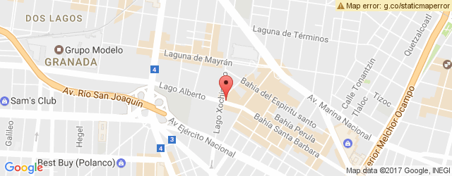 Mapa de ubicación de LA CASA DE LAS ENCHILADAS, LAGO ALBERTO