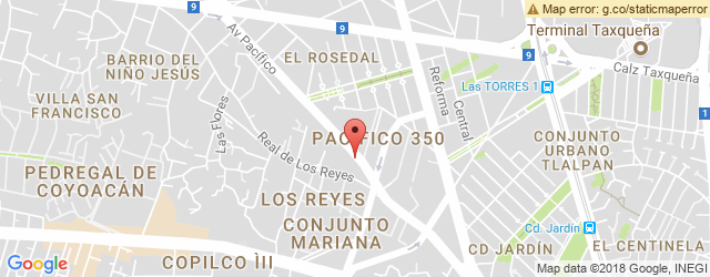 Mapa de ubicación de TORTAS DON POLO Y LOS SOBRINOS PACIFICO