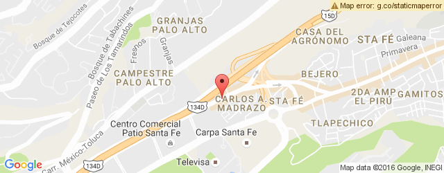 Mapa de ubicación de EL DORADO SANTA FE