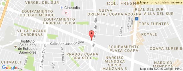 Mapa de ubicación de SABOR DE LUNA