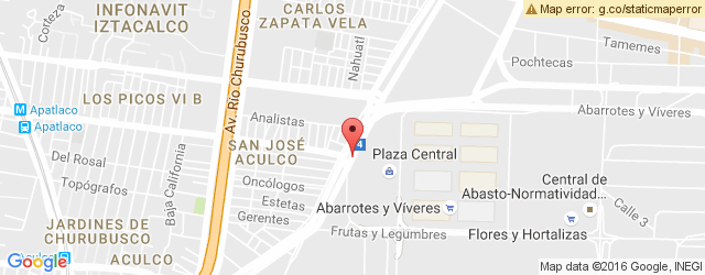 Mapa de ubicación de TEXAS RIBS, C.C. PLAZA CENTRAL