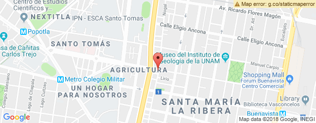 Mapa de ubicación de CERVECERÍA ZACATECAS