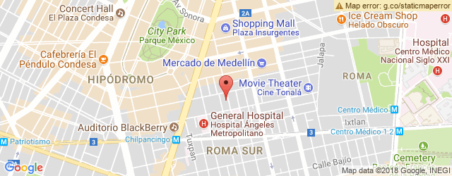Mapa de ubicación de LA PARRILLITA, ROMA