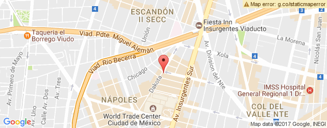 Mapa de ubicación de EL REGRESO, NÁPOLES