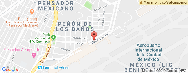 Mapa de ubicación de LA MANSIÓN, AEROPUERTO T2