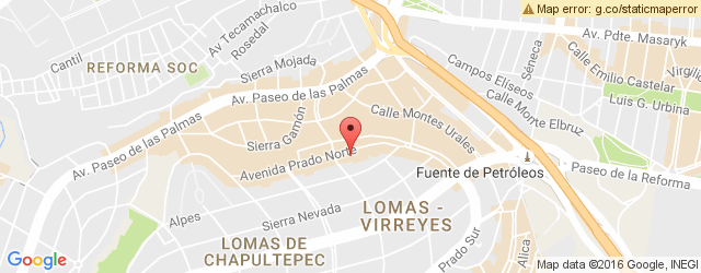 Mapa de ubicación de CIELITO QUERIDO CAFÉ, PRADO NORTE