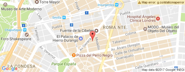 Mapa de ubicación de EXPRESSO CAFÉ, COLIMA