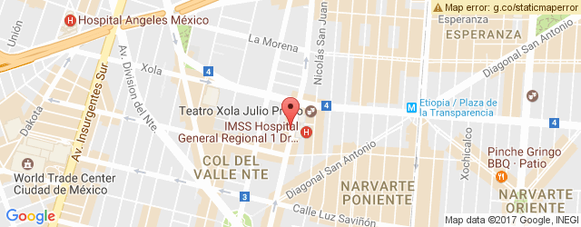Mapa de ubicación de LA TERTULIA