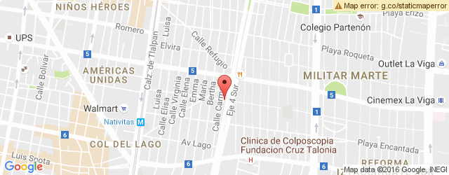 Mapa de ubicación de TORTAS DON POLO, NATIVITAS