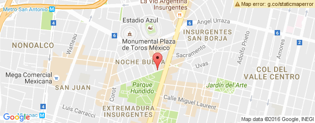 Mapa de ubicación de TORTAS DON POLO, PARQUE HUNDIDO