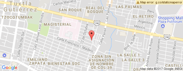 Mapa de ubicación de TOKS, EL ROSARIO
