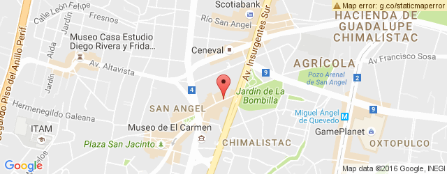 Mapa de ubicación de EL SENDERO DE SAN ÁNGEL