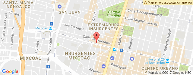 Mapa de ubicación de LA ESQUINA ARGENTINA