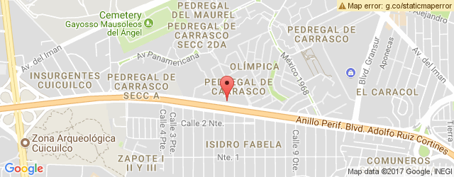 Mapa de ubicación de CAFÉ JEKEMIR, PATIO PEDREGAL