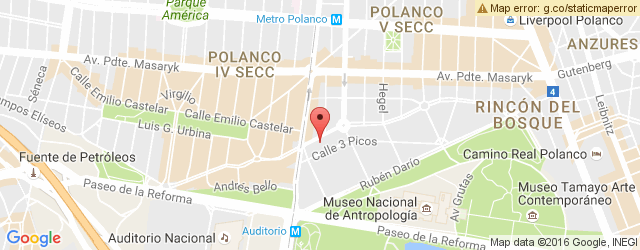 Mapa de ubicación de LOS ALMENDROS, POLANCO