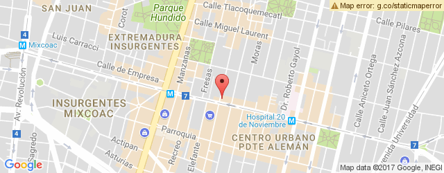 Mapa de ubicación de ASADO GAUCHO