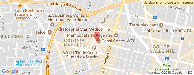 Mapa de ubicación de CIELITO QUERIDO CAFÉ, WTC