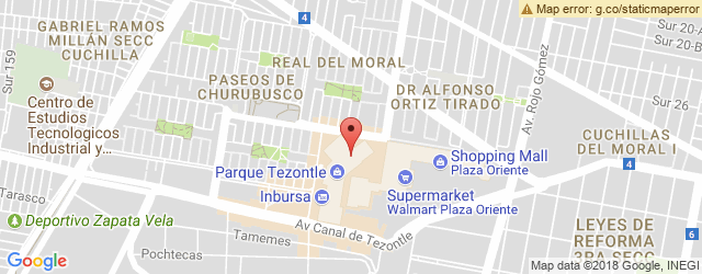 Mapa de ubicación de CIELITO QUERIDO CAFÉ, PARQUE TEZONTLE