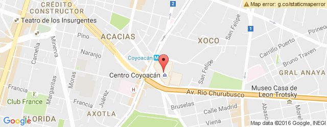 Mapa de ubicación de CIELITO QUERIDO CAFÉ, CENTRO COYOACÁN