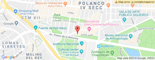 Mapa de ubicación de LA NÚMERO 20, POLANCO