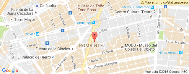 Mapa de ubicación de PAN COMIDO, ROMA