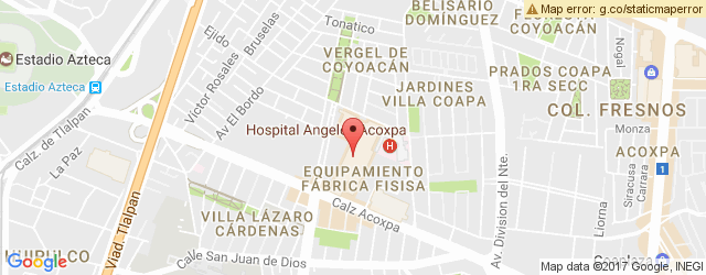 Mapa de ubicación de EL BAJÍO, PASEO ACOXPA