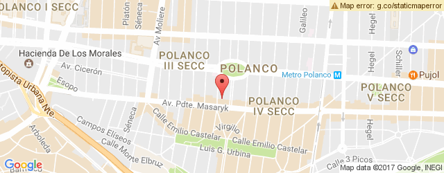 Mapa de ubicación de MATISSE, POLANCO