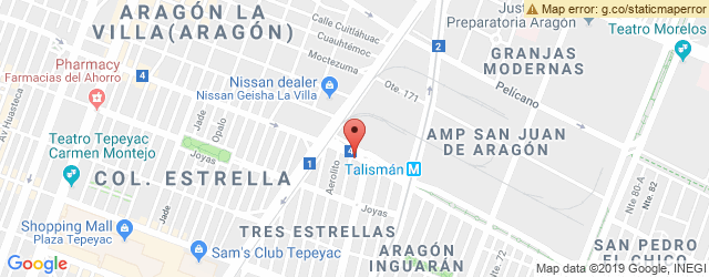Mapa de ubicación de LOS TRES COMPADRES, AEROLITO