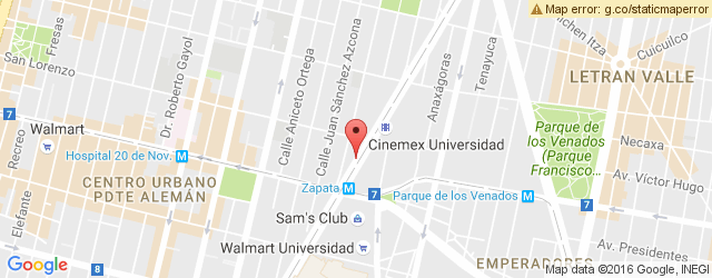 Mapa de ubicación de EL DESVÁN, UNIVERSIDAD